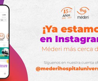¡ Ya estamos en Instagram!