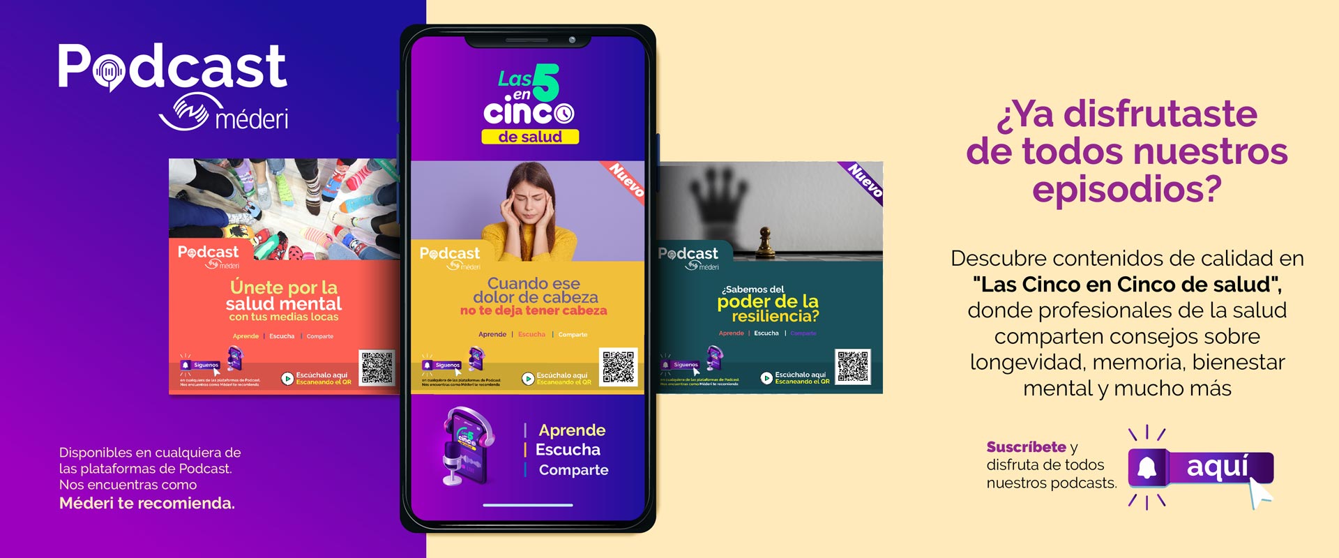 Todos nuestros episodios de podcast