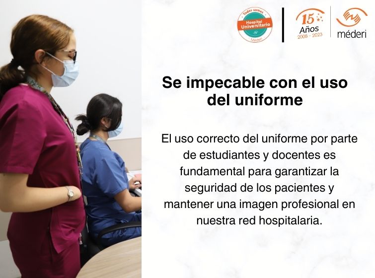 Uso correcto Uniforme