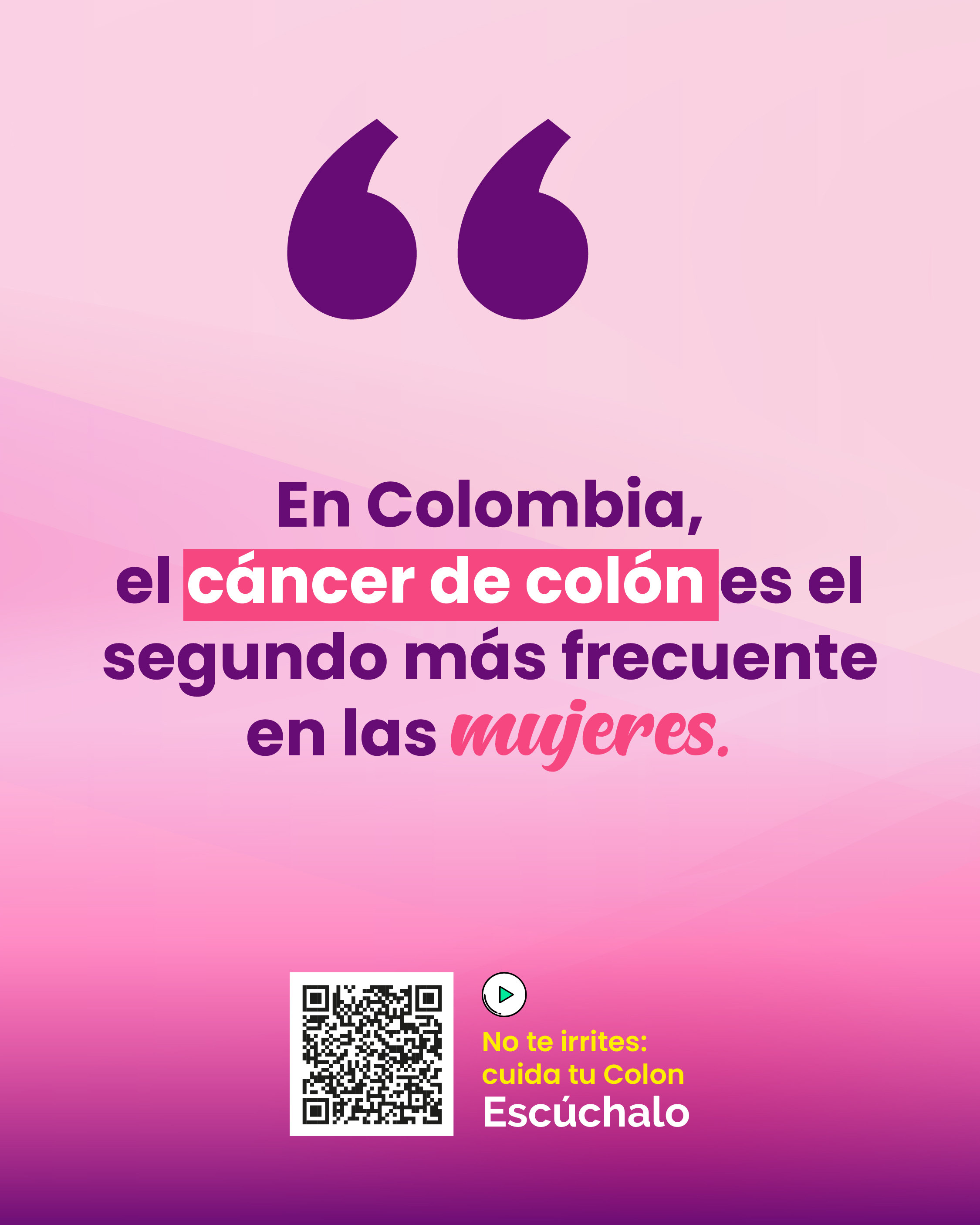 El cáncer de colon es el segundo más frecuente en mujeres